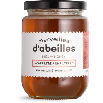 Miel d'automne non filtré