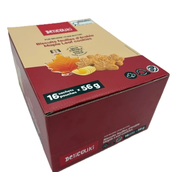 Biscuits feuilles d'érable pur beurre