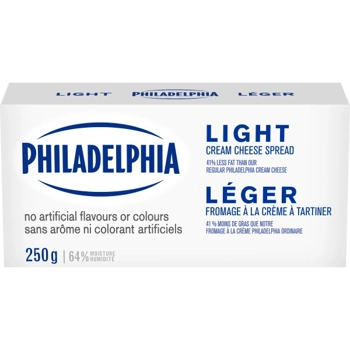 Fromage à la crème Philadelphia léger en bloc