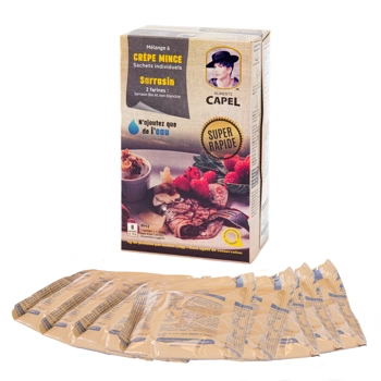 8 Pancakes / Thin Crepes - BUCKWHEAT Mix