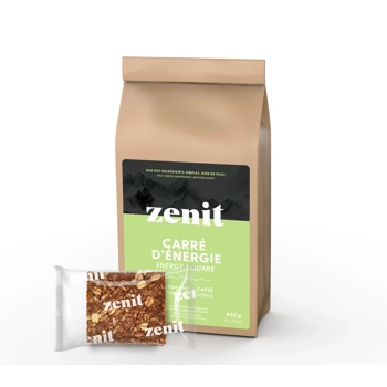 Carré d'énergie chocolat et café