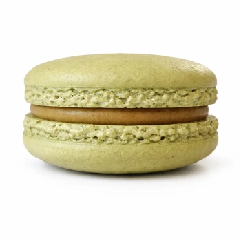 Macaron pistache chocolat au lait