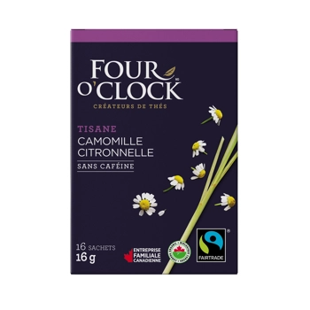 Tisane camomille citronnelle biologique équitable