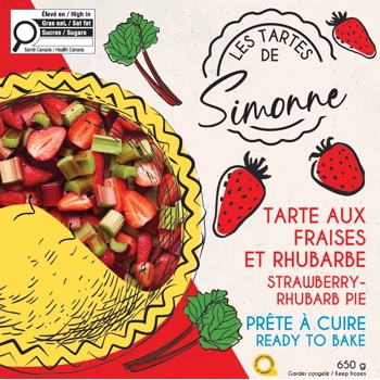 Strawberry - rhubarb pie (ready to bake)