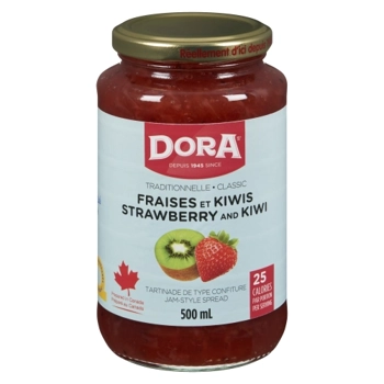 Strawberry and kiwi spread