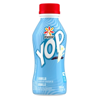 Yoplait YOP Yogourt à boire Vanille 1.5% M.G. 200ML