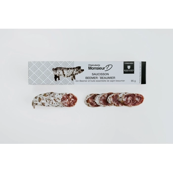 Saucisson Gin Beemer et sapin baumier