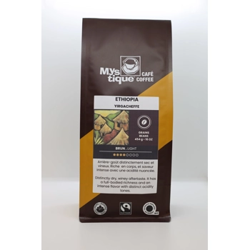 Ethiopia Yirgacheffe Brun, Grains, Équitable & Biologique
