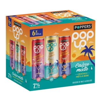 Poppers Pop up Caisse Mixte