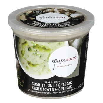 Soupe chou-fleur et cheddar