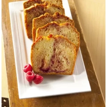 White Chocolate and Raspberry Marble Pound Cake