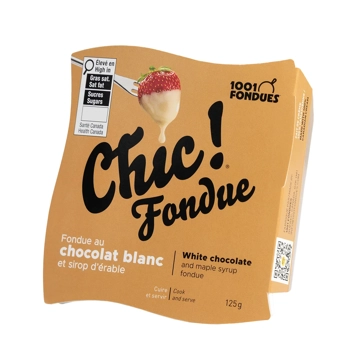 Chic! Fondue - White Chocolate and Maple Syrup