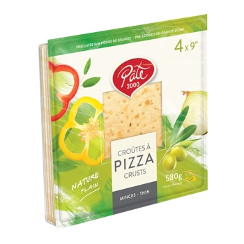 Pâtes à pizza minces nature