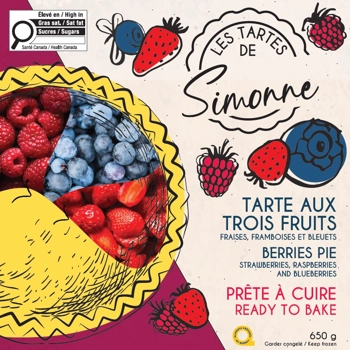 Berries pie (ready to bake)