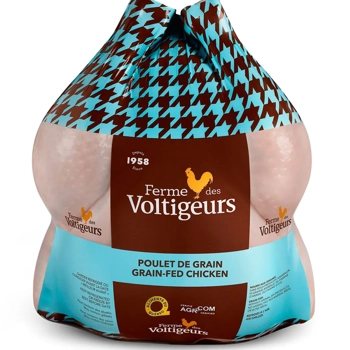 Gros poulet entier de grain