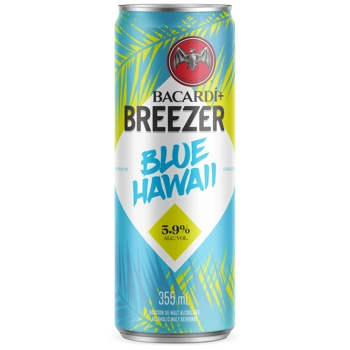 Bacardi Breezer Cocktail Tropical Blue Hawaii 355mL SL