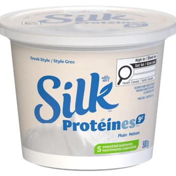 Yogourt à Base de plantes, protéines élevée style grec saveur Nature