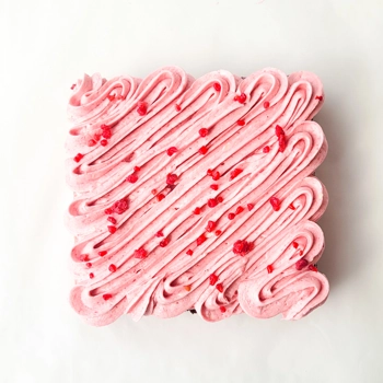 Vegan Raspberry Chocolate Square Cake, gluten-free and top 10 allergen-free