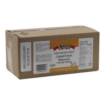 Butterscotch cone dip topping