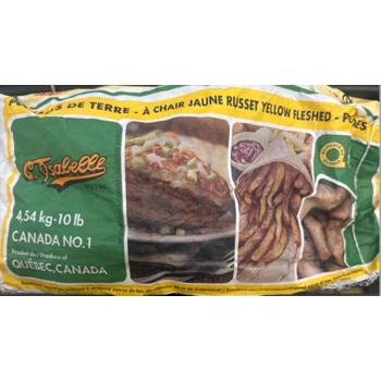Pomme de terre Russet à chair jaune