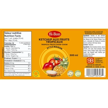 Ketchup aux fruits tropicaux