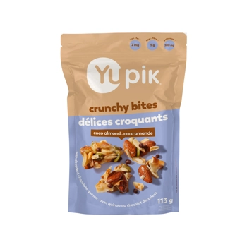 Coco almond crunchy bites, with choco-quinoa