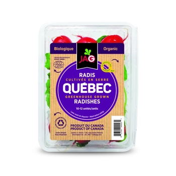 Organic Radishes with leaves