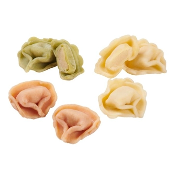 1319891 Pâtes alimentaires tortellini tricolore au fromage
