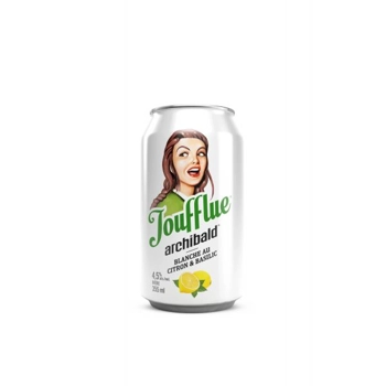 Bière Joufflue-Blanche au citron & basilic