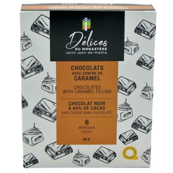 Chocolates with caramel filling