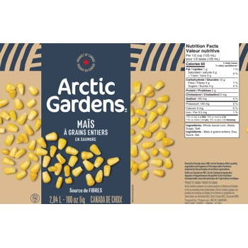 Maïs à grains entiers