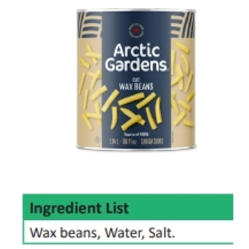 Haricots jaunes coupés