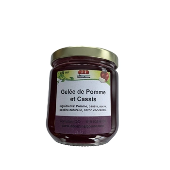 Gelée de pomme et cassis.