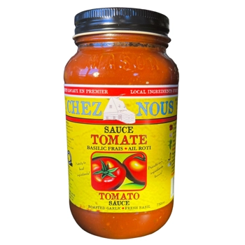 Tomato Sauce with Roasted Garlic and Fresh Basil