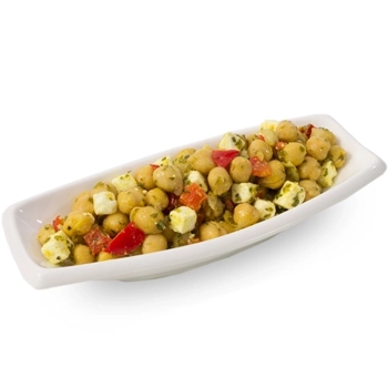 Chickpea and feta salad