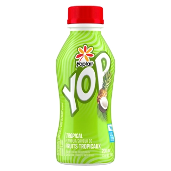 Yoplait YOP Yogourt à boire Fruits tropicaux 1.5% M.G. 200ML