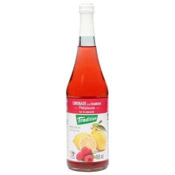 Sparkling raspberry lemonade