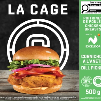 Poitrine de poulet cornichon à l'aneth