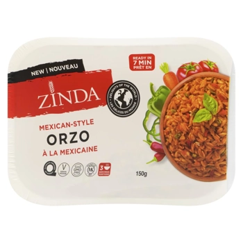 Zinda les délices du monde Orzo à la mexicaine