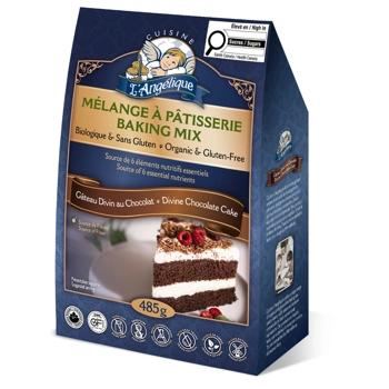 Divine Chocolate Cake mix, organic and gluten-free