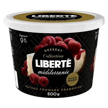 Copy - Yogurt Méditerranée 9% Raspberry Cheesecake
