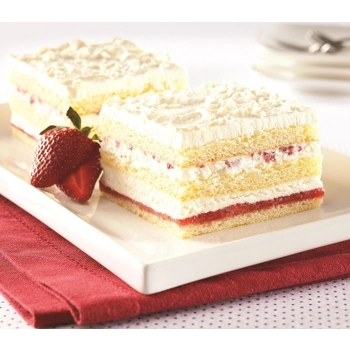 Gâteau en plaque Shortcake aux fraises