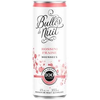 Bulles de nuit Rossini Fraise 100 calories