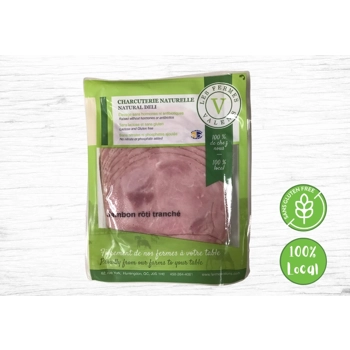 Jambon rôti tranché