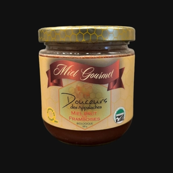 Gourmet - Miel brut biologique aux framboises