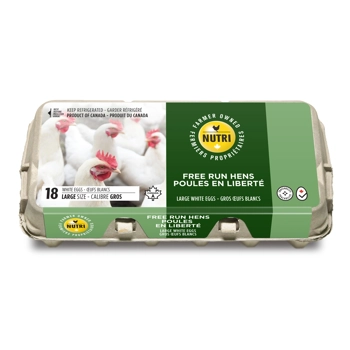 Oeufs Nutri 18 Poules en Liberté