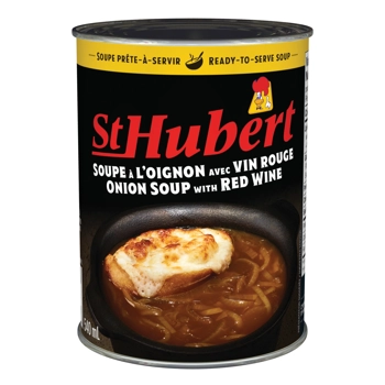 Soupe oignon et vin rouge