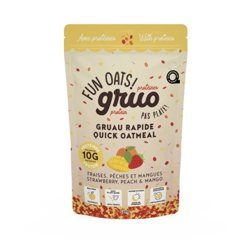 Fraise pêche mangue protéinée