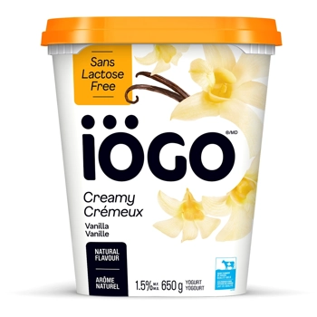 YOGOURT CRÉMEUX SANS LACTOSE VANILLE