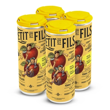 Moût de pomme aromatisé pêche ananas - Les apprentis